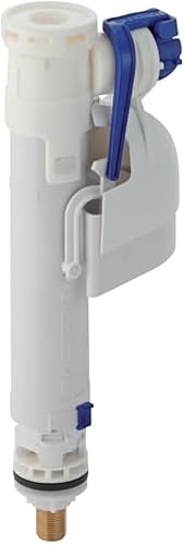 Geberit Typ 380 Füllventil (WA unten 3/8“, für WC Spülkasten, Nippel aus Messing, mit Befestigungsmaterial, Ventil, Wasserventil) 281214001, Silber - Cheap-Us