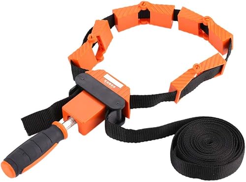 Cocoarm Multifunktion Rahmenspanner, Bandspanner Spannklemme Bandzwinge Rahmen-Bandspanner mit 4 Spannbacken und 4-Meter-Nylonband für die Holzbearbeitung - Cheap-Us