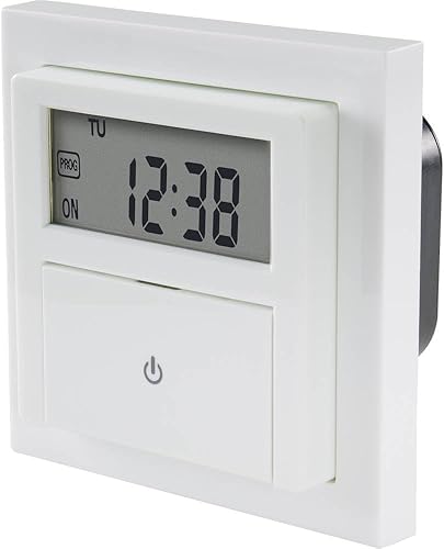 sygonix SY-4504968 Unterputz-Timer digital Wochenprogramm 1800 W Countdown-Funktion, inkl. Aufputzrahmen, Start/STOPP-F - Cheap-Us