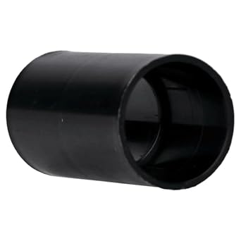 10 Stück Verbindungsmuffe Ø 50x100mm M50 PP für Kunststoff-Stangenrohr schwarz Voxura - Cheap-Us