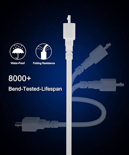 Itramax 3M Blink Mini Ladekabel mit Wandadapter (1 Stück) Nicht für Blink Mini 2,Ladestein und Mikro-USB-Endkamera-Ladeverlängerungskabel,Wasserdichte Lange Stromversorgungskabel Sicherheitskamera - Cheap-Us