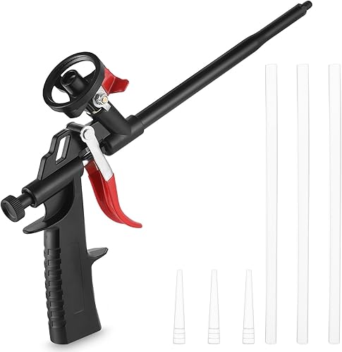 Yulado Schaumpistole Bauschaum, Upgrade Bauschaumpistole, Schaum Muss Nicht Gereinigt Werden, Metallgehäuse Mit Ptfe Überzogen, Geeignet Zum Abdichten, Füllen, Abdichten, Für Den Heim-Und Bürogebrauch - Cheap-Us