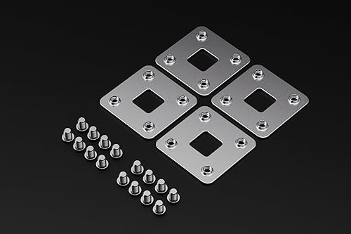 GuineaLoft™ F4-Klemmensatz – 4-Loch-Flachklemmensatz mit 4 Klemmen und 16 Schrauben – Guinea Loft Exklusiv - Cheap-Us