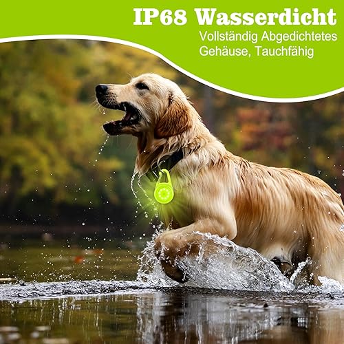 LED Blinklicht Sicherheitslicht IP68 Wasserdicht USB Aufladbar Sicherheit Licht für Kinder Schulranzen Nachtläufer Bergsteiger Hunde Leuchtanhänger Clip Dauerlicht und Blinklicht 2er - Cheap-Us