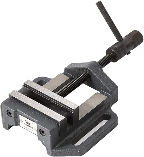 TOPWAY Bohrmaschinen-Schraubstock Säulentisch Bohrschraubstock 5' 125mm Professionelle Präzision Deutscher Typ für Werkstatt-Fräsmaschinen 403265 - Cheap-Us