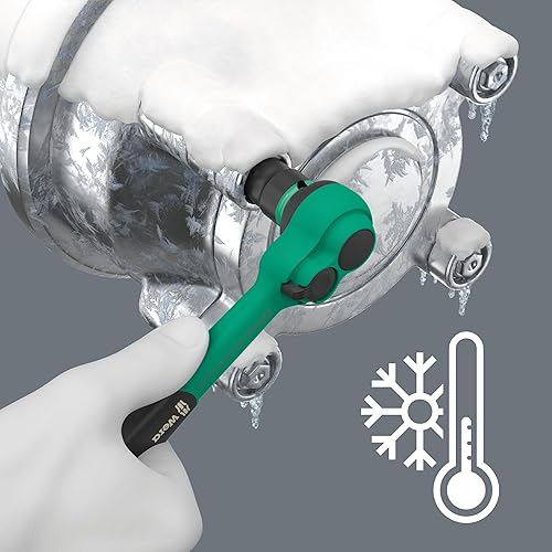 Wera 05005530001 8100 SB 12 Zyklop Comfort Knarrensatz, Umschalthebel, 3/8'-Antrieb, metrisch, 16-teilig - Cheap-Us