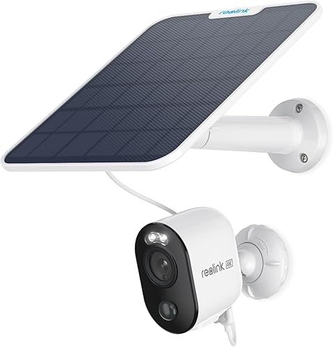 Reolink 4K Überwachungskamera Aussen Akku Argus 3 Ultra mit 6W Solarpanel, 2,4&5GHz WiFi, Solar WLAN Kamera Outdoor mit 8MP UHD Farbnachtsicht, KI-Erkennung, Keine Monatsgebühr, Standalone-Nutzung - Cheap-Us