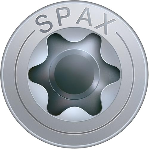 SPAX Verlegeschraube, 4,5 x 50 mm, 500 Stück, T-STAR plus, Senkkopf, Fixiergewinde, 4CUT, WIROX A3J, 0541010450505 - Cheap-Us