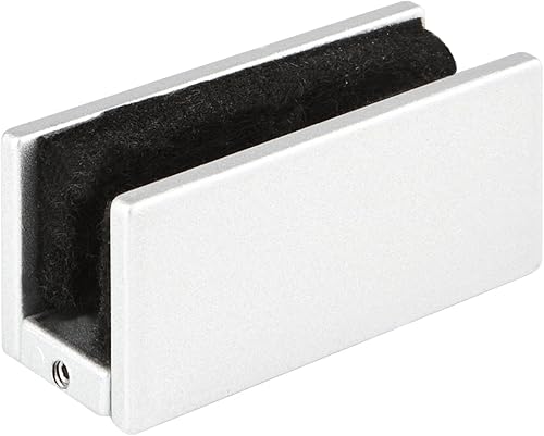 Hermat Verstellbare Bodenführung für Glas-Schiebetür (Edelstahlfarben) - Cheap-Us