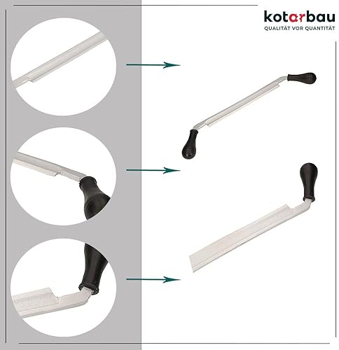 KOTARBAU® Geschmiedetes Zugmesser 460mm Professionelles Wagnermesser für Holz - Cheap-Us