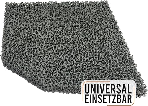 Feuerfest 123 - Feinstaubfilter Kaminofen Angeschrägt 230x220x25 mm, Feinstaub Rußfilter zum nachrüsten Kamine & Öfen, Reduzierung Feinstaub durch Schaumkeramische Filter, hitzebeständig bis 1.650 °C - Cheap-Us