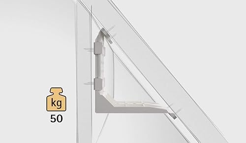 Hettich Dachschrägen-Adapter - 50 kg/Paar, Kunststoff - 9219926 - Cheap-Us