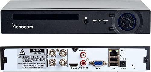 Xenocam 4CH 1080N Hybrid 5-in-1 AHD DVR (1080P NVR+1080N AHD+960H Analog+TVI+CVI) Standalone DVR CCTV Surveillance Security System Video Recorder Motion Detection， Hard Drive not Included - Cheap-Us