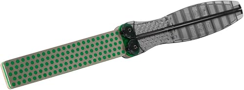 DMT DiaFold Diamantschärfer - doppelseitig - grün/extra fein - rot/fein - trocken oder mit Wasser verwendbar - Griffe - Cheap-Us