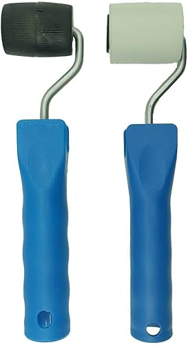 2 x Tapeten-Nahtroller - je 1x gerillt und 1x Moosgummi - Cheap-Us