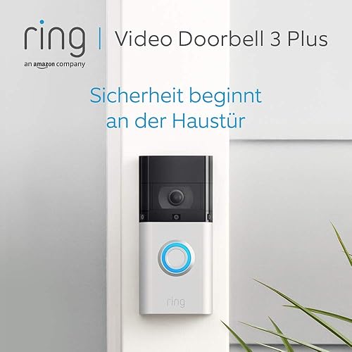 Ring Video Doorbell 3 Plus von , Zertifiziert und generalüberholt | HD-Video (1080p), verbesserte Bewegungserfassung, 4-Sekunden-Vorschau - Cheap-Us