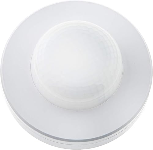 HUBER MOTION 30 Präsenzmelder 360° für Innenbereich, Bewegungsmelder Deckenmontage mit 3 Sensoren und Matrixlinsen, IP20 I 230V, LED geeignet, 3-Draht-Technik - Cheap-Us