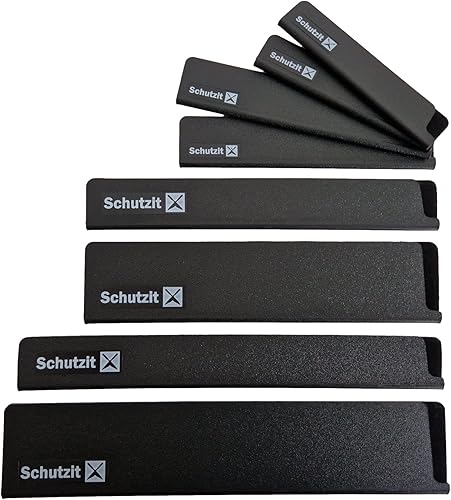 Schutzit - 8-stück Messerschutz - Klingenschutz Universal für alle Messer - Messertasche - Messerscheide - Cheap-Us