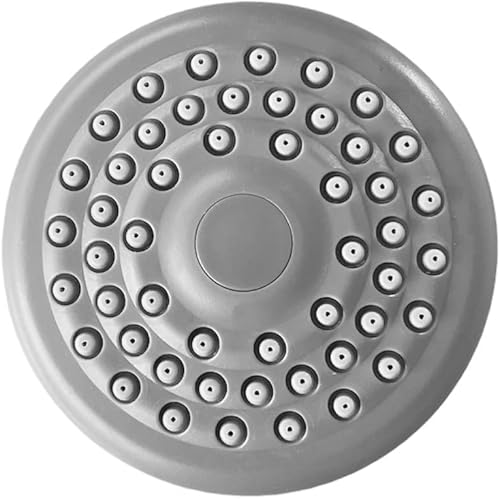 1x Design Duschkopf, Brause mit Antikalk - Düsen hochwertig verchromt, 1/2 Zoll - Cheap-Us