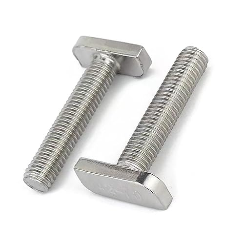 Hammerkopfschrauben M8 x 25 mm Edelstahl A2-70 für Solar Photovoltaik PV Montageschiene Typ 28/15 (Gewinde: M8, Länge: 25 mm, Menge: 25 St.) - Cheap-Us