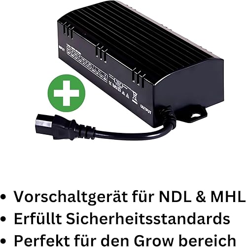 Weedness Grow Lampe Vorschaltgerät 600 Watt NDL & MHL - Natriumdampflampe VSG Anbau Indoor Set Pflanzenlampe Zubehör - Cheap-Us