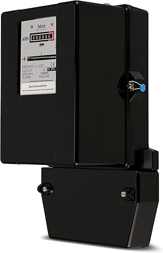 REV 0515472555 Strommessgerät, Zwischenzähler mit Stecker fSteckdose, ungeeicht, Schwarz, 1.5 m - Cheap-Us