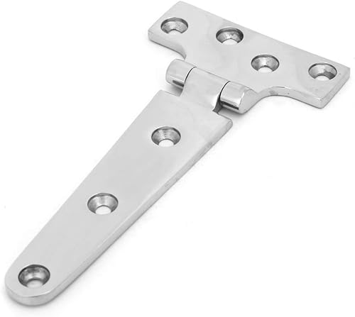 Verdicktes T-förmiges Scharnier aus Edelstahl, T-förmiges Scharnier, Glatte und Schöne Oberfläche, Haushaltstürzubehör 151 X 75 X 4,5 Mm - Cheap-Us