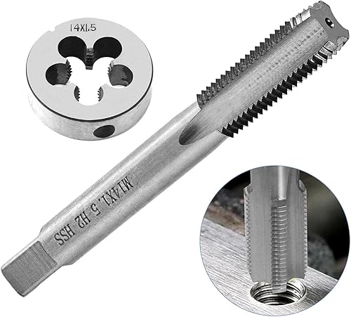 Gewindebohrer M14x1.5mm, HSS Gewindebohrer und Schneideisen, Gewindebohrer mit Legierungswerkzeug - Cheap-Us