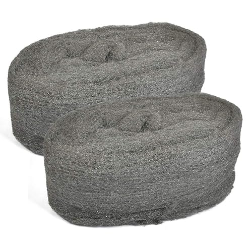 TIMESETI Stahlwolle, Klasse 0000, Werkzeug für Wolle, Stahldraht, Polieren, Stahl, Wolle, für Pflege und Verarbeitung von Holz, Glas, Metall, Stein - Cheap-Us