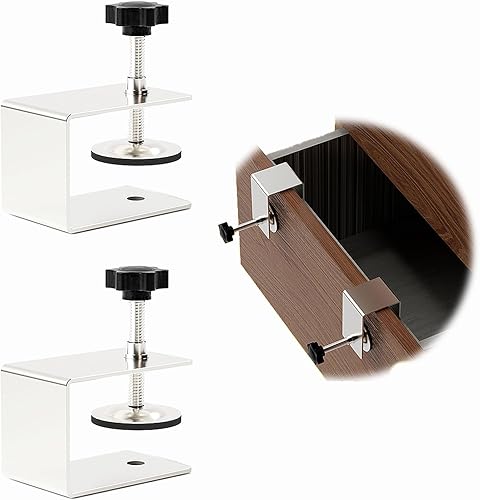 Eabdice 2 Stücke C Klemme, Schublade Front Installation Klemmen, Universal Holzbearbeitung Trägerklemme, Geeignet für Schubladen, Schreibtischschubladen, Tabellenschubladen, Werkzeugkastenschubladen - Cheap-Us