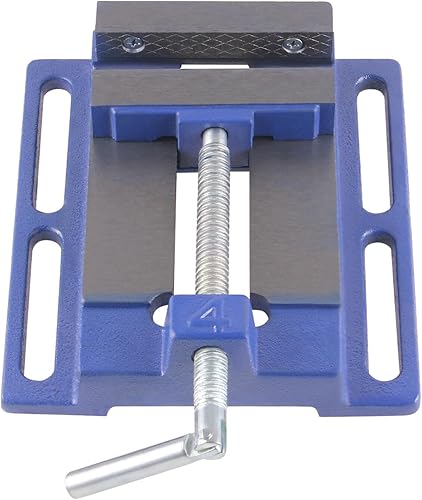 GIVIHGETI 100mm Maschinenschraubstock Schraubstock Säulentisch Bohrschraubstock Tischbohrer Schraubstockklemme für Werkstatt Fräsmaschinen - Cheap-Us