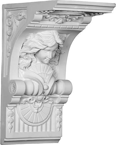 ekena Millwork cor08 X 06 X 12HE 20,3 cm W x 15,2 cm D x 30,5 cm H Hestia Corbel - Cheap-Us