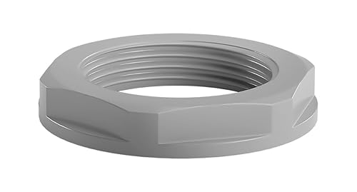 Gegenmutter mit Bund M12 Polyamid Licht-Grau (RAL 7035) RST 11096512 100 St. - Cheap-Us