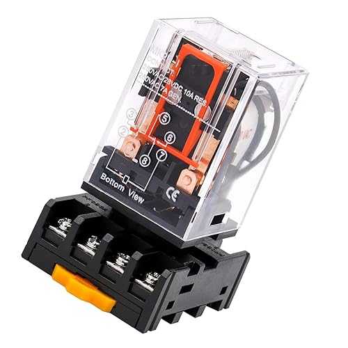 MK2P-I AC 220V Gereral Purpose Relais Binghe 230v Allzweckrelais, koppelrelais 230v, Relais Coil DPDT 8 Pin mit Steckklemme Buchse PYF83A - Cheap-Us