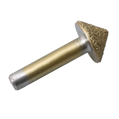 BQLZR 90 Grad Kegelkopf gelötet Diamant CNC Fräser Werkzeug 8 mm Schaftdurchmesser Drehfräser für Stein Granit Schnitzen Gravur - Cheap-Us