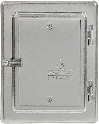 SIDCO Kamintür verzinkt Reinigungsklappe Schornsteintür Revisionstür 14 x 20 cm - Cheap-Us