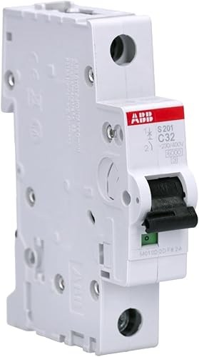 ABB S200 Leitungsschutzschalter Typ C, 1-polig 32A System Pro M Compact DIN-Schienen-Montage - Cheap-Us