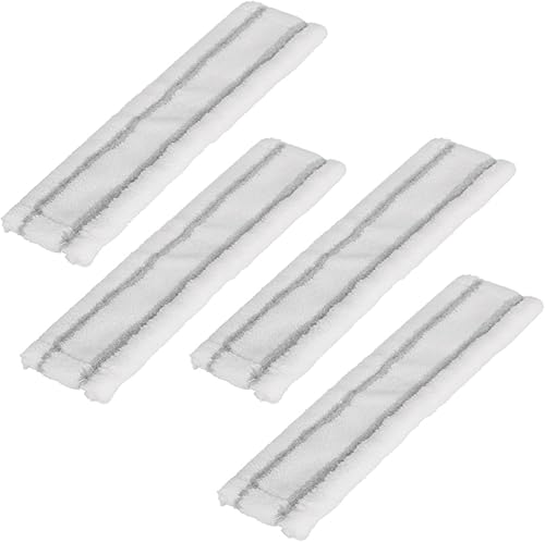 Ersatzmikrofaser Wischbezug Ersatzteile Kompatibel mit Kärcher WV1 WV2 WV5 Fenstersauger Sprühflasche Zubehör 27.5 * 7cm Entfernt Effektiv Schmutz und Streifen 4 Stück - Cheap-Us