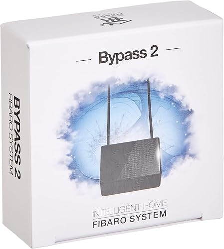 FIBARO Single Switch 2 / Z-Wave Plus Relaisschalter, Drahtloser Ein-Aus-Auslöser, FGS-213, Schwarz - Cheap-Us