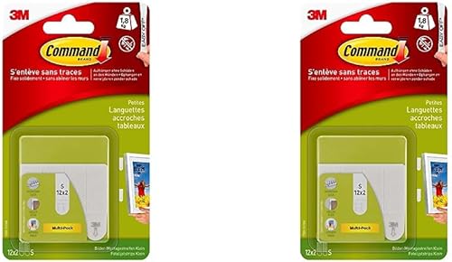 Command Kleine weiße Bilder-Montage Strips S 17202FGN (Packung mit 2) - Cheap-Us