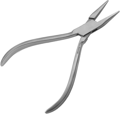 May Drahtbiegezange - Kontur-Zange - Länge: 14,5 cm - gerieftes Maul - Edelstahl - Cheap-Us