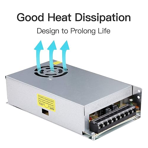 DC 12V 50A 600W Netzteil Adapter Transformator Schalter AC 110V / 220V auf DC 12V 20amp Umschaltkonverter LED-Treiber für LED-Streifenlicht CCTV-Kamera Sicherheitssystem Radio - Cheap-Us