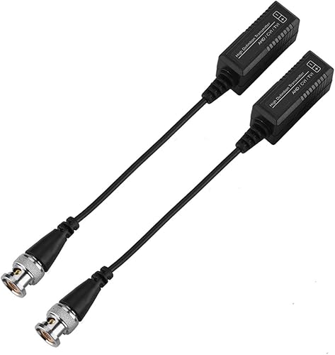 YOUTHINK 1 Paar HD CVI/AHD/TVI Passiver Transceiver Adapter Sender Video Balun CCTV UTP BNC Cat5 zum Senden von Videosignalen bis zu 600 m - Cheap-Us