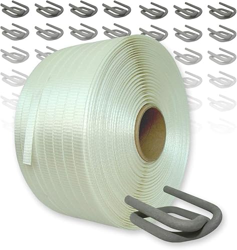 Textil Umreifungsband-Set gewebt, 19 mm - 600 lfm - Cheap-Us