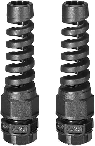 sourcing map 2 Stück M12 Kabelverschraubung Wasserdichte IP68 Nylon Verbindung für 4,5-7,8mm Durchmesser Draht - Cheap-Us