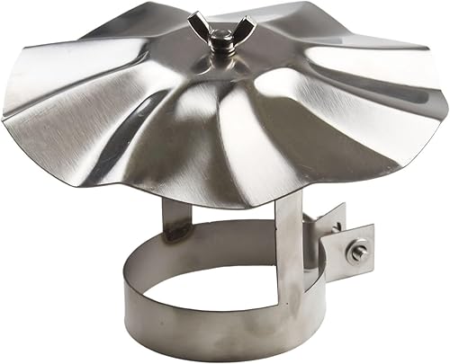 HEIBTENY Kaminaufsatz Edelstahl Regenhaube Kaminabdeckung Schornsteinaufsatz Lüftungsaufsatz Ofen Schornsteinhaube Schornsteinabdeckung Für Holzofen 60Mm 76Mm 106Mm(102mm) - Cheap-Us