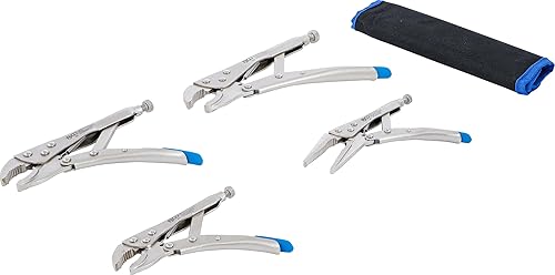 BGS 494 | Gripzangen-Satz | 4-tlg. | Gripzange 140 / 185 / 220 mm | Langbeck-Gripzange 175 mm | inkl. Tasche - Cheap-Us