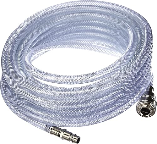 Original Einhell Gewebeschlauch 10 m (Kompressor-Zubehör, 10 m Länge, Innendurchmesser 6 mm, R 1/4'' Innengewinde, aus PVC-Gewebe, max. Arbeitsdruck 15 bar) - Cheap-Us
