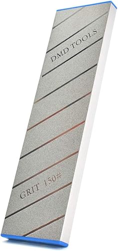 QZATACAEN Diamant Schleifstein Abflachungsstein Läppplatte Doppelseitig (150 & 400) Körnung Diamant Schärfplatte Montagestein Flache Platte 253 × 70 × 14 mm - Cheap-Us