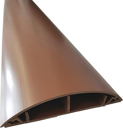 1m Fussboden Kabelkanal 120mm Breite selbstklebend, Farbe:Braun - Cheap-Us